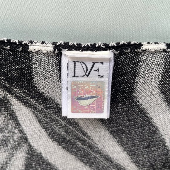 Diane Von Furstenberg Black & White Fanny Dress - Picture 4 of 8